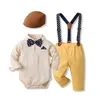 Комплекты одежды, одежда для маленьких мальчиков 3, 6, 9, 12 месяцев, наряды для вечеринки в честь моего первого дня рождения, комбинезон, рубашки, брюки, костюм