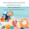 Sand Play Water Fun 5-14pcs Beach Toys For Kids Baby Beach Game Toys Children Sandbox Set Kit Summer Toys for Beach Spela Sand Water Game Play Cart 240321