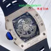 RM Watch Movement Watch Belle montre RM011-FM Platinum Original Diamond Set Felipe Massa Édition Limitée RM011 Montre-bracelet d'affaires décontractée pour hommes