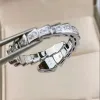 Defingers يرن عرض الرجال والنساء و N Versi Luxurys Open Rings من السهل تشوه Lady Sier Sier Snake Light