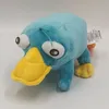 Bonito presente boneca novo ornitorrinco crianças pato pelúcia animal de estimação brinquedo azul qwbhv