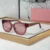 merk zonnebril vrouw mode MU01ZS retro anti-glare rijden klassiek populaire vierkante ronde bril met merklogo mode net rood dezelfde luxe zomerbril