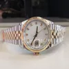 36mm Midsize Men's Watches Ladies Watch Women's Bp Wimbledon Mother Of Pearl Automatic 2813 Jubilee Bracelet Men Sapphir297F