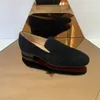 Sapatos casuais Dynjasoncgk alta qualidade estilo europeu preto camurça couro homens luxo artesanal mocassins deslizamento no vestido