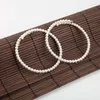 Boucles d'oreilles créoles Design en perles de verre, bijoux tendance pour femmes et filles, haute qualité