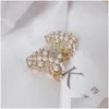 Dangle Chandelier Earrings Senyu Fashion Mosaic Design Cuff Paved Cubic Zirconia Luxury Women Party Pearl Jewelry Drop Earring Deliver Otvhx