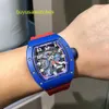 Diamond Sports Wrist Watch RM Wristwatch Mens Automatic Machinery RM030 Limited Edition 42 x 50mm Mens Watch RM030 Blue Ceramic Limited Edition 100 Paris