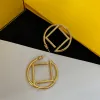 Designer Hoop for Womens Fashion Gold Hoops Big Circle Earrings Letter Smycken unisex örhängen 2209052d