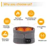 Slimming Belt Electric infrared heating treatment for support belt vibration lower back bracket pain relief muscle massager 240322