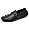 Sapatos casuais primavera e verão de luxo qualidade mocassins mocassins de couro masculino antiderrapante leve deslizamento na condução