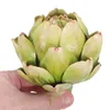 Dekoratif Çiçekler 2 PCS ARTICHOKE Yapay Çiçek Simülasyon Modeli Dekorasyon için Sahte Enginarlar