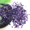 Statuette decorative 5-7mm 50g Naturale Pura Ametista Viola Cristallo di quarzo burattato Pietre sfuse Ghiaia Cristalli Reiki