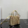 10A Kvalitetsdesigner Luxury Galleria Satin Bags Temperament Diamond-Filled Star Women's Popular Vertical Mini Tote Handväska Single Shoulder Crossbody Purse