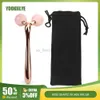 Face Massager Rose Quartz 3D Roller V-Face Lifting Massager för kropp och ansikte Guasha Natural Jade Roller Beauty Massage Stick Tool Anti Wrinkle 240321