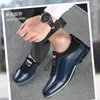 Casual Shoes Leather Men Business Fashion Breathable Man Shoe Size 38-48