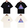 디자이너 Rhude Off White T Polo Shirt Triangle 인쇄 승무원 Athleisure Short Sleeve Mens and Womens Loose Sweatshirts