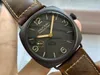 Panerai Automatiska klockor Swiss Movment Watch PAM00504 Manual Mechanical Men's 47mm Watches Full Stainless Waterproof High Quality WN-E4M9