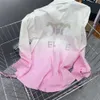 2024SS Designer shirts shirts dames shirt mode snoepkleur glanzende strass letters blouse losse revers luxe jas tops een maat