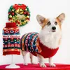 Ubrania dla psów świąteczne psy koty koty sweter zimowy ciepły elastyczny pulower dla małych średnich zwierząt rocznie navidad prezenty ubrania