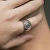 Commercio all'ingrosso di gioielli da uomo con anello in oro 14K con dito indice dell'occhio punk gotico di alta qualità con occhio di demone