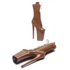 Dance Shoes 23CM/9inches PU Upper Modern Sexy Nightclub Pole High Heel Platform Women's Boots 082