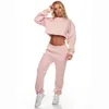 New Custom Fitness Fashion Fleece Hoodies Joggers Training Jogging Sweat Suits Casual Wear Womens Tracksuits