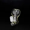 Burner Pipes 14mm 18mm Male and Female Clear Skull Glass Pipe Mini Pipe Oil Burner Pyrex Clear Glass Smoking Pipes SW101