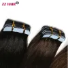 Extensions ZZHAIR 30g70g 14" 16" 18" 20" 22" 24" Machine Made Remy Tape Hair 100% Human Hair Extensions 20pcs/pack Tape In Hair Skin Weft