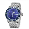 U1 Top AAA Bretiling Luxury Superocean Heritage Watch 44 mm B20 Movimiento mecánico automático Trabajo completo Alta calidad Hombres Acero inoxidable 1884 Relojes de pulsera 8048