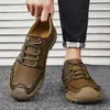 Casual Schuhe Große Größe 48 Mode männer Turnschuhe Leder Outdoor Wandern Männer Nicht-Slip Trekking Herren Mokassins Zapatos hombre