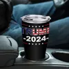 Trump 2024 Tumblers Copo de aço inoxidável personalizado 900ML Garrafa de água de dupla camada de grande capacidade 30oz