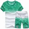 Anpassade tomma kvinnor Summer Shorts Set Casual Wear Unisex T Shirt and Shirt för 1 Buyer Piece
