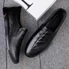 Chaussures décontractées en cuir véritable hommes baskets sans lacet bureau à la main sable noir appartements corée Style luxe pour