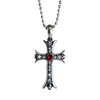 New Croix Necklace with Diamond Cross and Titanium Steel Pendant Trendy Mens Womens Jewelry Fn1857