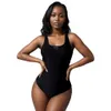 Designer de luxe Bikinis Maillots de bain Sexy One Piece Maillots de bain Femmes Sous-vêtements de plage Rembourré Noir Maillots de bain