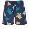 Vilebre Pantaloncini da uomo Bermuda Pantaloncini Boardshorts UOMO SWIM SHORTS TORTUES MULTICOLORES Trunks Uomo Surfwear Bermuda Beach Short Turtles Estate 89543