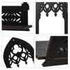 Posiadacze świec 2PCS Gothic Arch Arch Arch Arch Architceal COUTHTURE COUTHT Iron Dekoracja Home łatwa instalacja w użyciu