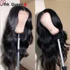 Wigs Glueless är en populär syntetisk spetsfront peruk för kvinnor med långa svart lockiga hår peruker för cosplay kvinnor som flätar hår koreansk hög temperaturfiber peruk