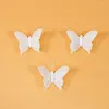 Party Decoration 6pc Simulation Feather Fake Butterfly Wedding Pography White Balcony Pastoral Home Ddragon Flower Pot