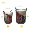 Laundry Bags Folding Basket Vikings Floating On Drakkar Sea Dirty Clothes Toys Storage Bucket Wardrobe Clothing Organizer Hamper