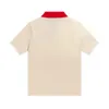 Męskie plus koszulki Polos okrągły koszulka haftowa i drukowana letnia noszenie w stylu polarnym z czystym bawełnianym he4e