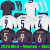 Yeni 2024 İngiltere Milli Takımı Futbol Formaları 24 25 İngiltere Futbol Gömlek Kane Saka Foden Bellingham Sterling Rashford Sancho Grealish Erkekler Kadın Çocuk Kiti