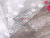 Storage Bottles 100pcs/lot Fast Refillable Square Bottle With A Cover Car Ornaments Perfume Glass Empty