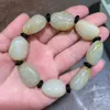 Bangle Bracelet Natural Hetian Jade Pure Handwork Carved Nephrite Beautiful High Precious String Handring Jewelry