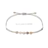 Nya fröpärlor Stone Balls Boho Armband Handgjorda vävda 2mm färgglada bollpärlor VSCO Girls Friendship Armband Cut Stone Pärled Women's Bundle Eesthetic smycken