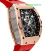 Kristal automatisch polshorloge RM horloge RM011-SP chronograaf auto goud heren bandhorloge RM011 AJ RG