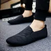 Casual Schuhe Männer Herbst Faulenzer Atmungsaktive Wanderschuhe Fahren Leichte Leinwand Mode Wohnungen Schuhe