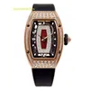 素敵な腕時計RMリストウォッチコレクションRM07-01女子ローズゴールドダイヤモンドセットRM07-01
