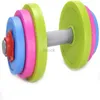 Sand Play Water Fun Kids Adjustable Dumbbell Toy Pretend Workout Set Children Exercise Equipment for Kids Gym Exercise Fill with Beach Sand or Water 240321