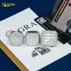 Gioielli di design Vendita calda Hip Hop S925 VVS Moissanite Gioielli prezzo di fabbrica all'ingrosso 925 argento ghiacciato anelli moissanite hip hop personalizzati con diamanti per uomo